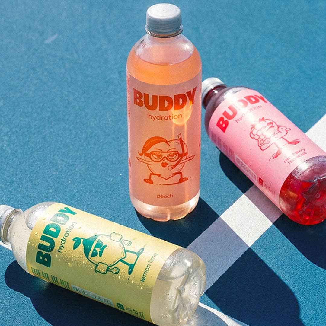 BUDDY | Boisson aux électrolytes | Citron & Citron vert