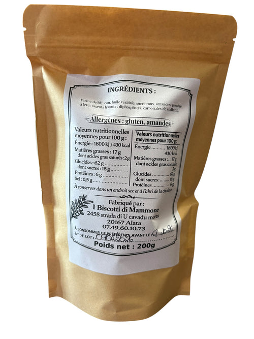 Les Croquants du Maquis aux Amandes - Biscuits artisanaux croquants aux amandes, gourmands et authentiques