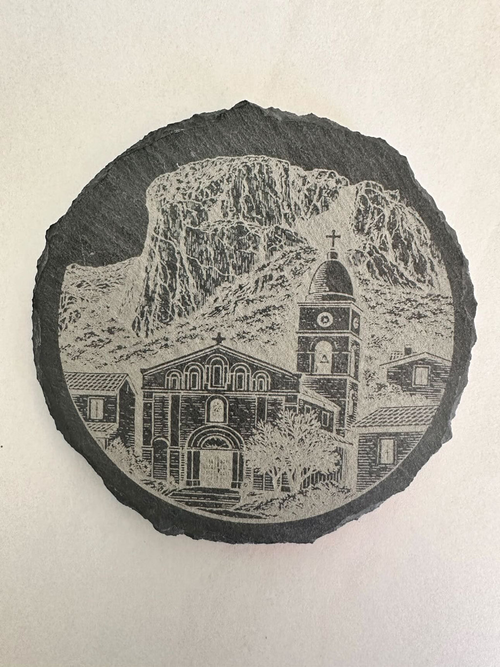 Lot de 4 sous verres en Ardoise - Maison Andea