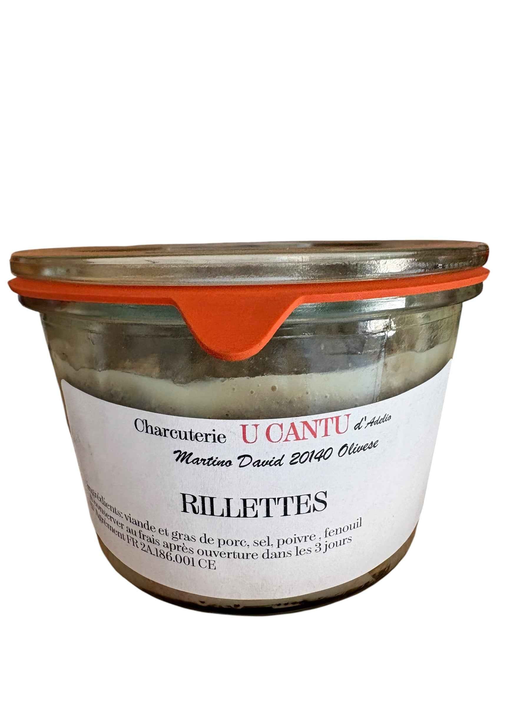 Rillettes de Porc Corse – 250 g
U Cantu d’Adelio – Olivese (Corse-du-Sud)