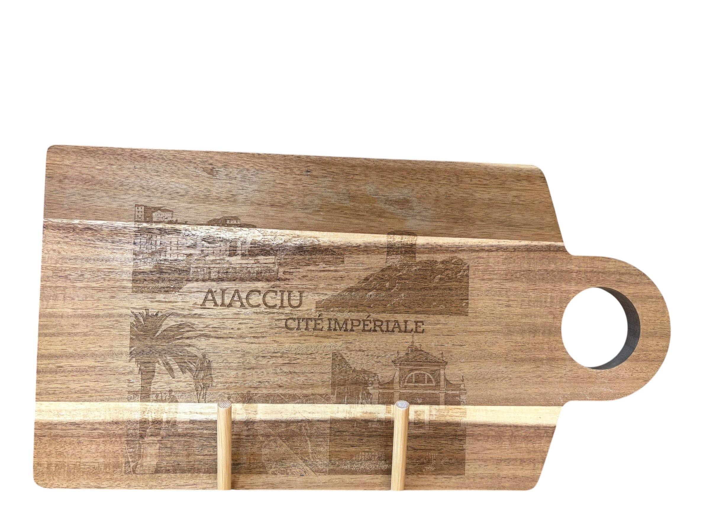 Planche à découper gravée Acacia - Maison Andea