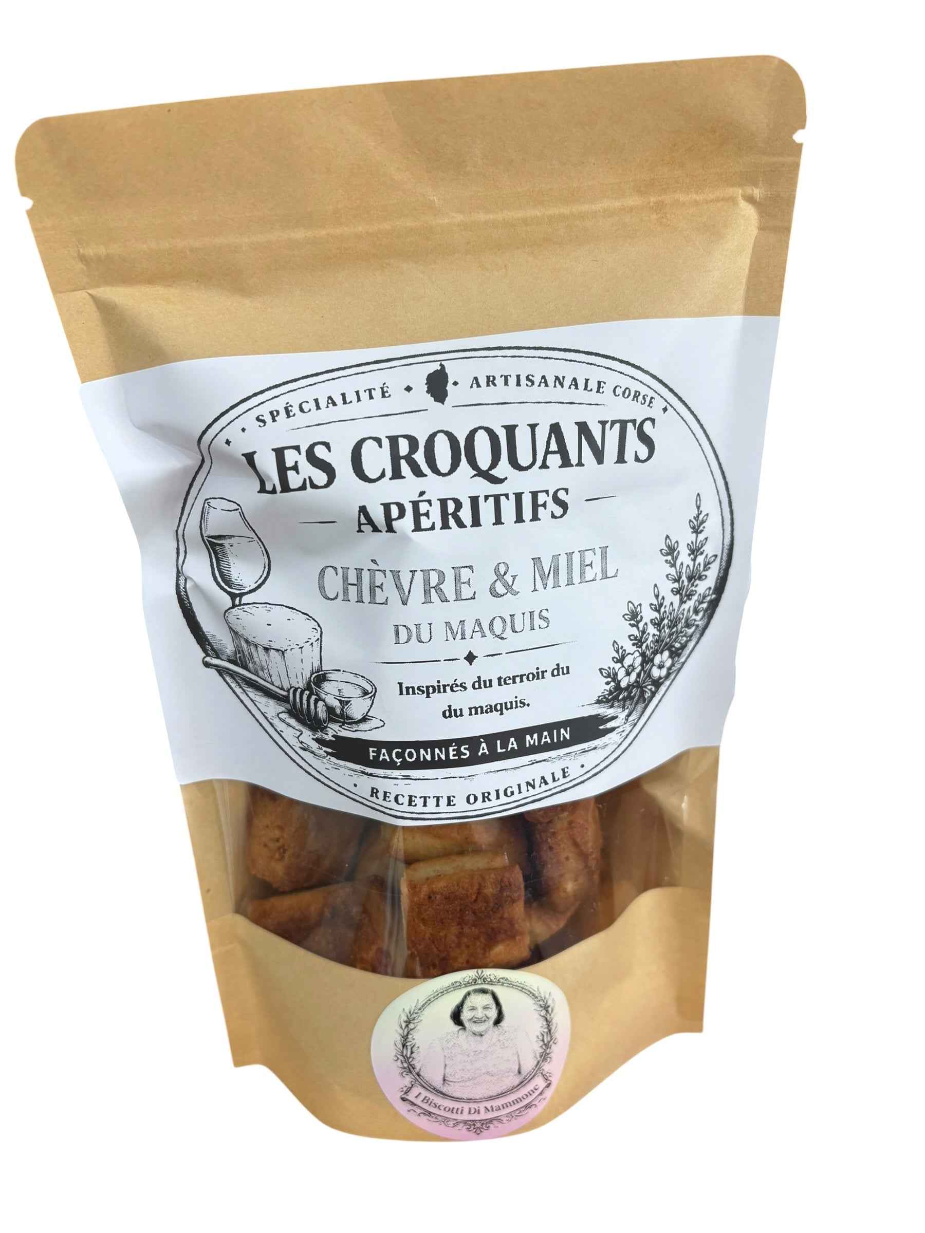 LES CROQUANTS APÉRITIFS – CHÈVRE & MIEL DU MAQUIS