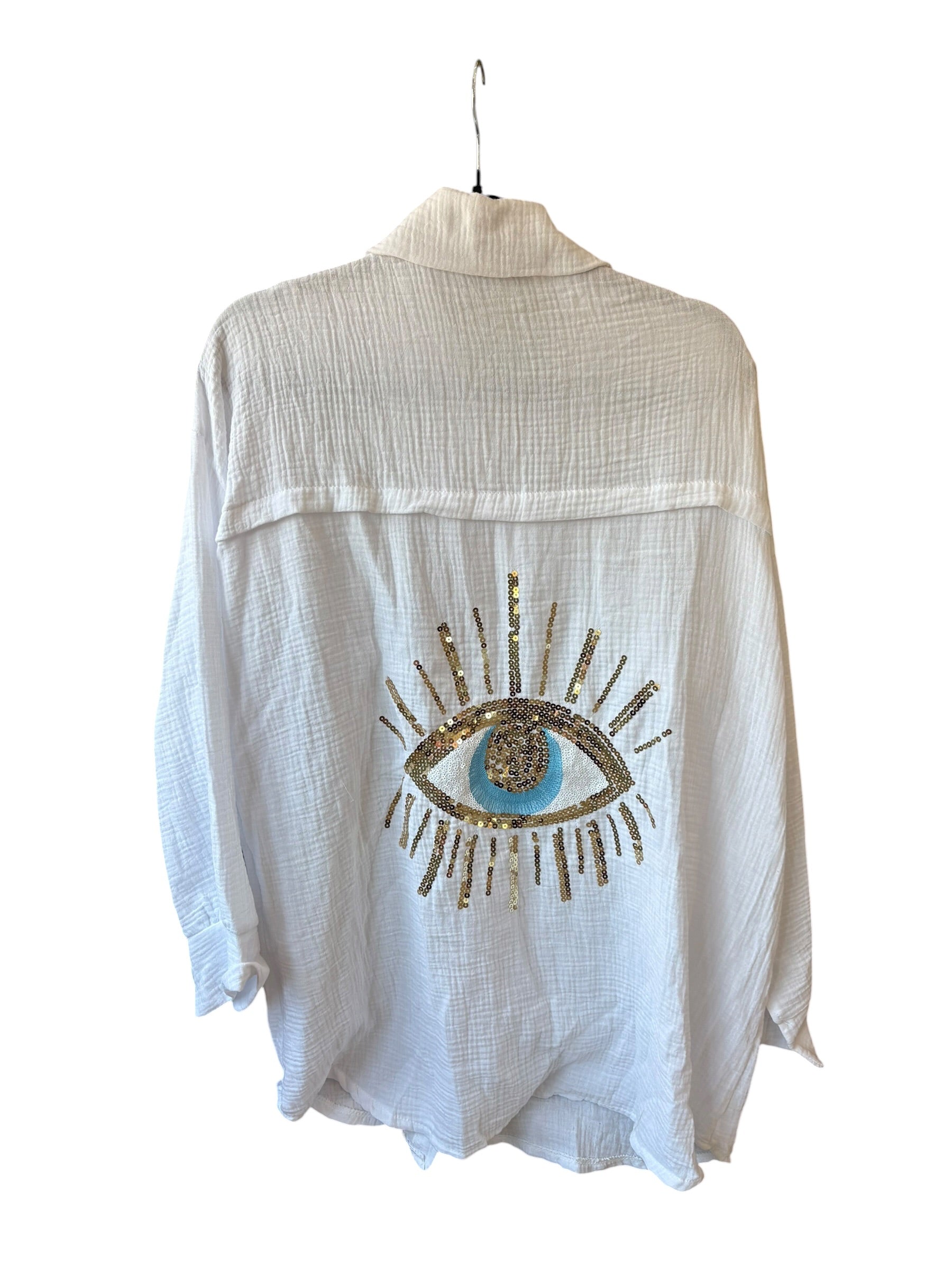 Chemise Oversize Œil Porte-Bonheur – Maison Andéa