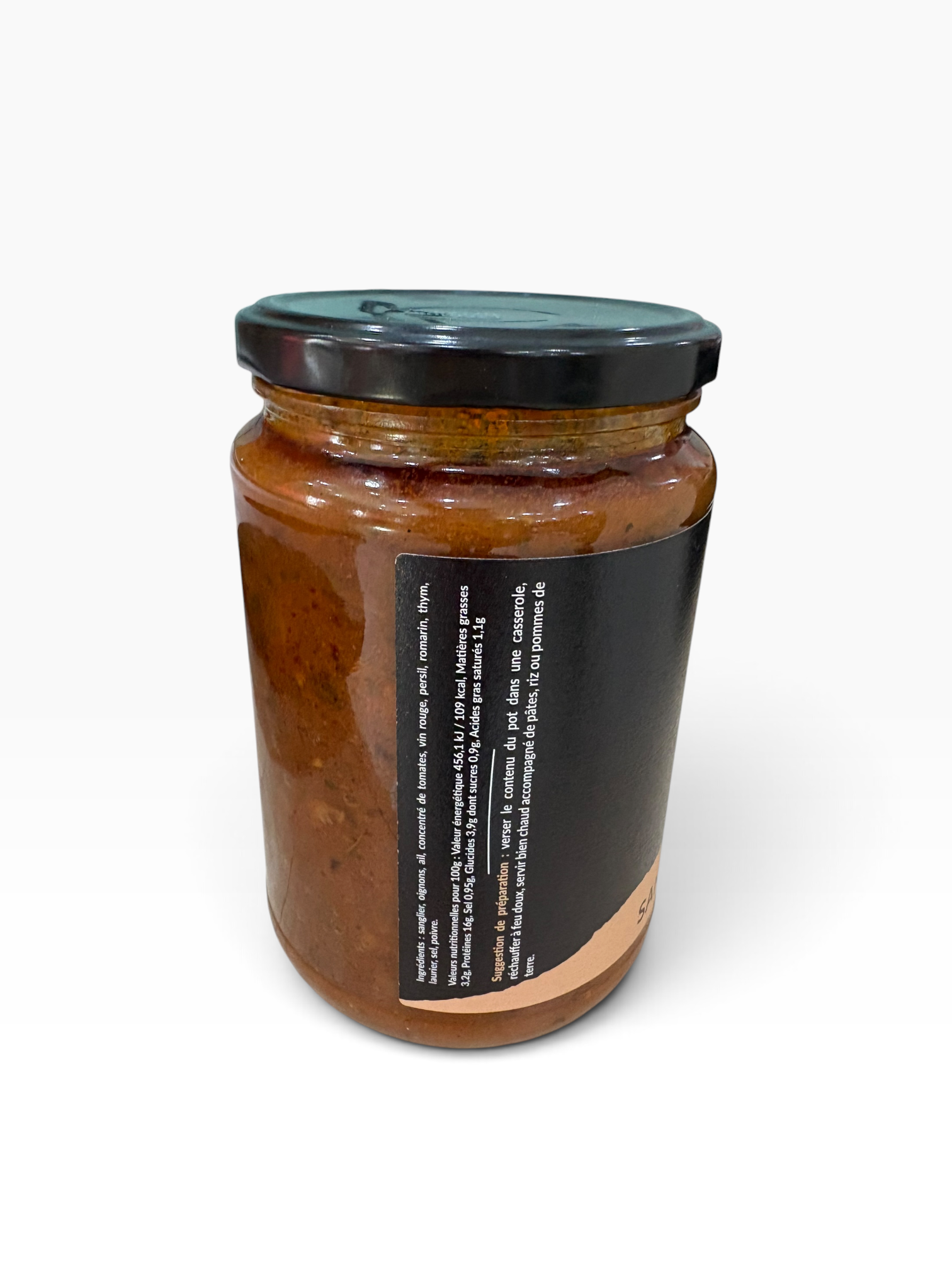 Sanglier en sauce artisanal corse – À l’Usu Mattei – 650 g