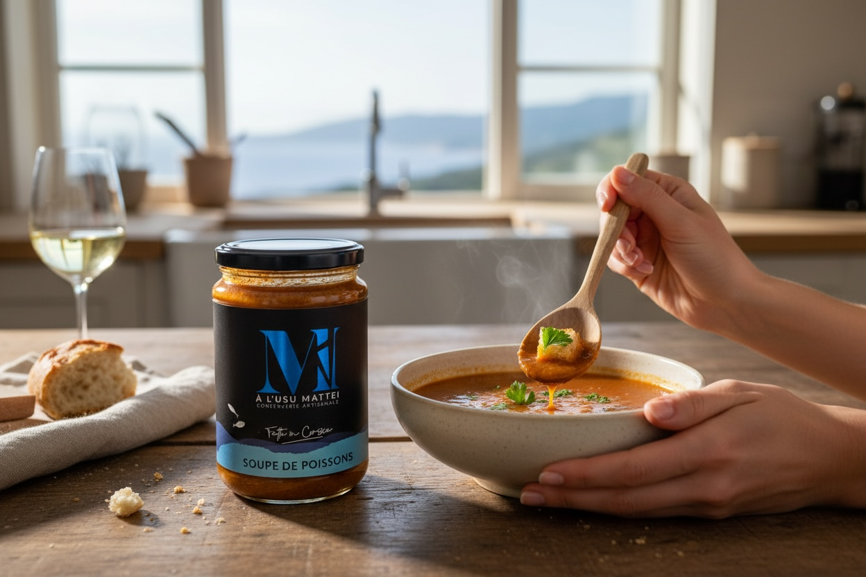 Soupe de poissons artisanale corse – À l’Usu Mattei – 550 g