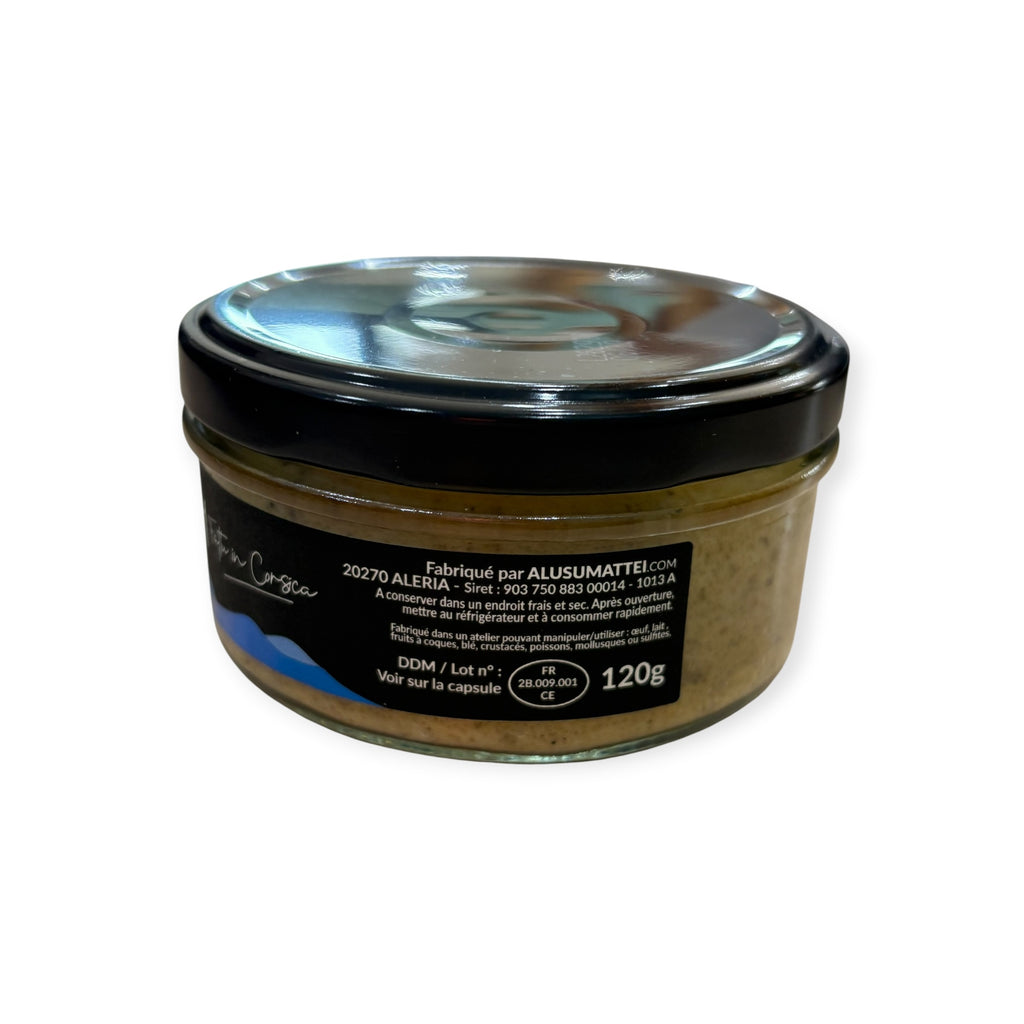 Tartinable de la mer – Sériole, Brocciu AOP & Nepita – À l’Usu Mattei – 120 g